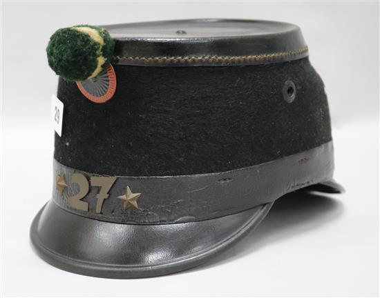 A 27th Regiment shako